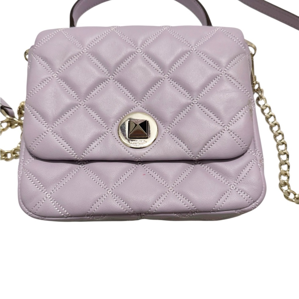 Kate Spade Natalia Quilted Square Bag Lavender - Picture 16 of 16